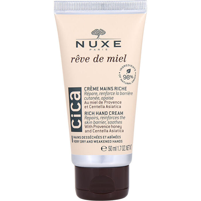 Nuxe Reve De Miel Cica Handcreme für sehr trockene und geschwächte Hände, 50 ml
