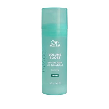 Wella Invigo Volume Boost Crystal Mask mit Baumwollextrakt für feines Haar, 145 ml