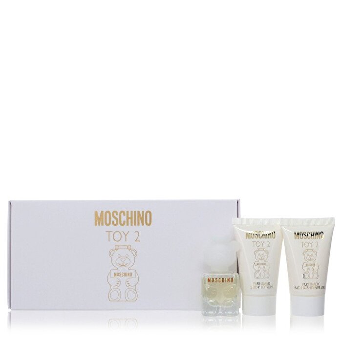 Moschino Moschino Toy 2 Geschenkset – Mini-Eau de Parfum Spray + 0,8 oz Körperlotion + 0,8 oz Duschgel