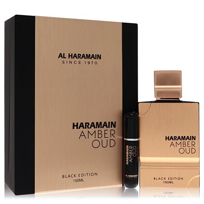 Al Haramain Al Haramain Amber Oud Black Edition Geschenkset Eau de Parfum Spray + 0,34 oz Nachfüllspray 150 ml/5 oz