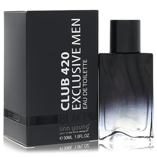 Linn Young Linn Young Club 420 Exklusives schwarzes Herren-Eau de Toilette Spray 30 ml/1 oz