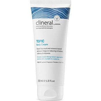 Ahava Clineral Topic Körpercreme für empfindliche Haut, 200 ml