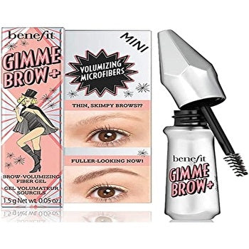 Benefit Gimme Brow+ Mini Brow-Volumizing Fiber Gel Nr. 3 Neutral Hellbraun 1,5 g