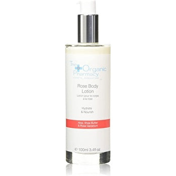 The Organic Pharmacy Rose Bodylotion Aloe Sheabutter & Rosengeranie 100ml