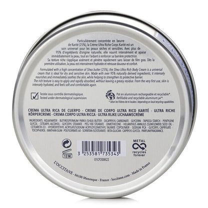 L'Occitane Sheabutter Ultra Rich Körpercreme 200ml/6.9oz