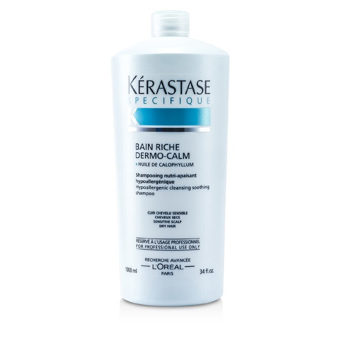 Kerastase Dermo-Calm Bain Riche Shampoo (Empfindliche Kopfhaut und trockenes Haar) 1000ml/34oz