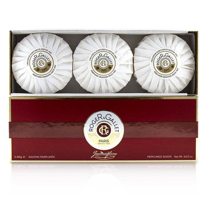 Roger &amp; Gallet Jean Marie Farina Parfümierte Seifenkassette 3x100g/3,5oz