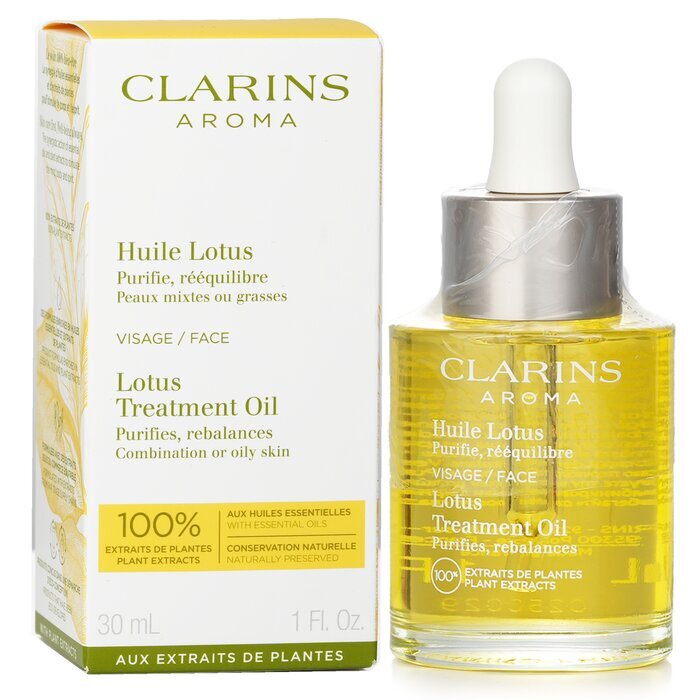 Clarins Gesichtsbehandlungsöl – Lotus (für fettige oder Mischhaut) 30 ml/1 oz