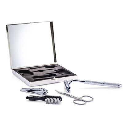 Razor MD The Well Mannered Groom Kit: Rasierer + Fellschere + Nagelknipser + Bürste + Box 4-tlg. + 1 Box