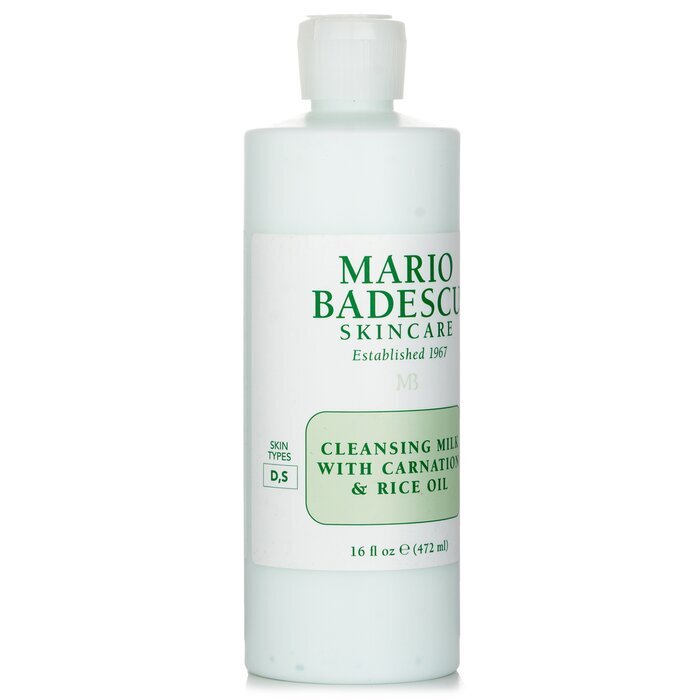 Mario Badescu Reinigungsmilch mit Nelken- und Reisöl – für trockene/empfindliche Hauttypen, 472 ml/16 oz