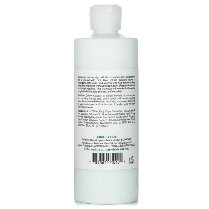 Mario Badescu Reinigungsmilch mit Nelken- und Reisöl – für trockene/empfindliche Hauttypen, 472 ml/16 oz