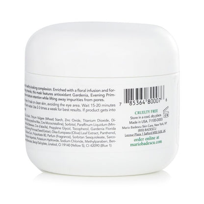 Mario Badescu Flower &amp; Tonic Mask - Für Mischhaut/fettige/empfindliche Hauttypen 59ml/2oz
