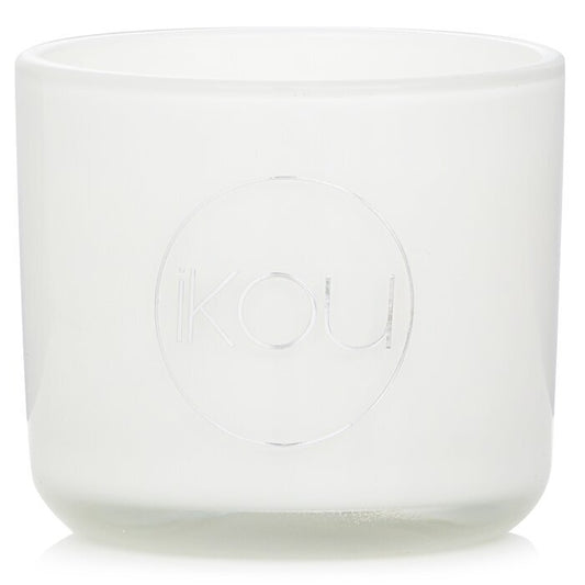 iKOU Eco-Luxury Aromacology Kerzenglas aus natürlichem Wachs – De-Stress (Lavendel und Geranie), 85 g