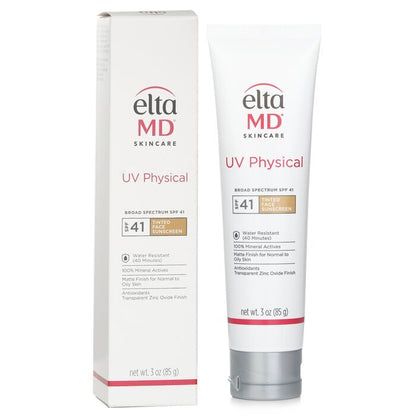 EltaMD UV-physikalischer wasserfester Sonnenschutz fürs Gesicht LSF 41 (getönt) – für normale bis fettige Haut 85 g/3 oz