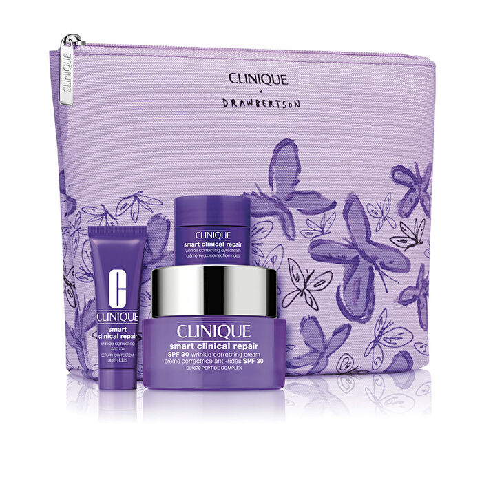 Clinique Smart Clinical Repair Serum Anti-aging Giftset Cream 50ml/serum 10ml/eye Cream 5ml 65ml