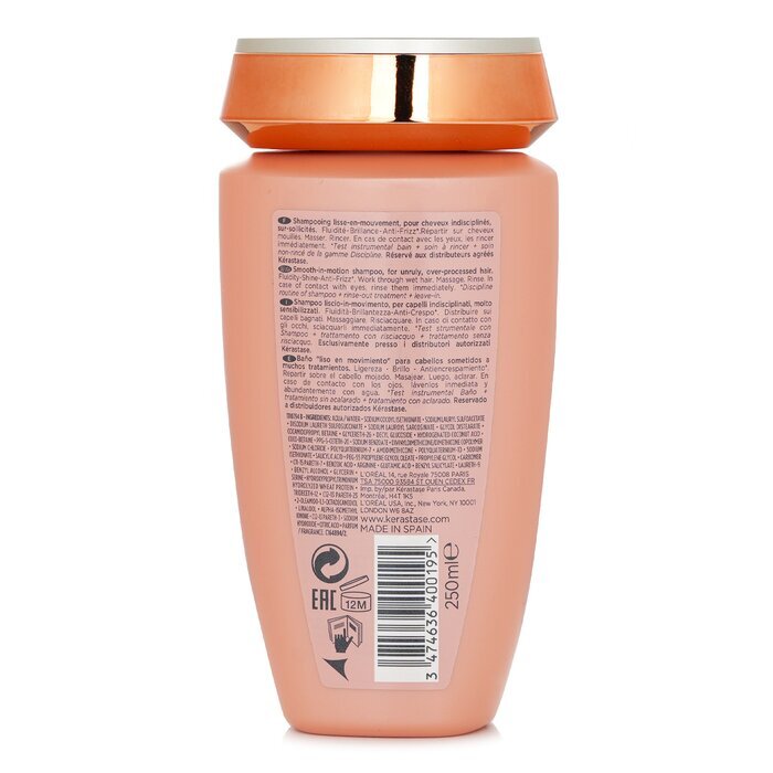 Kerastase Discipline Bain Fluidealiste Smooth-In-Motion Sulfatfreies Shampoo – für widerspenstiges, überstrapaziertes Haar (Neue Verpackung) 250ml/8,5oz