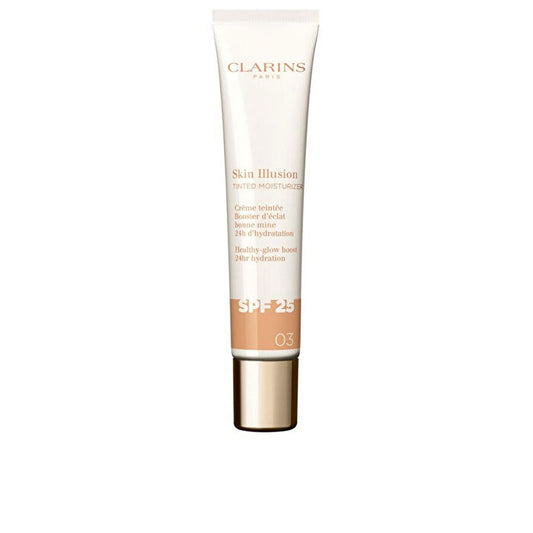 Clarins Skin Illusion getönte Feuchtigkeitscreme LSF 25 – 3, 40 ml