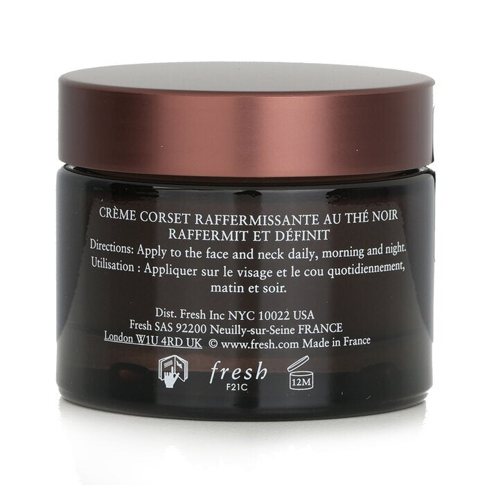 Frischer Schwarztee - Straffende Korsettcreme - Für Gesicht &amp; Hals 50ml/1,6oz