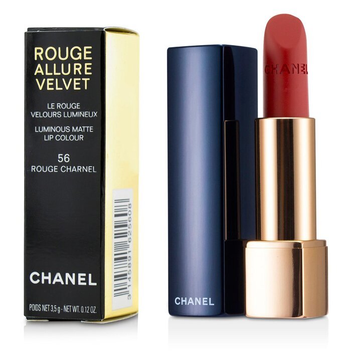 Chanel Rouge Allure Velvet – Nr. 56 Rouge Charnel 3,5 g/0,12 Unzen