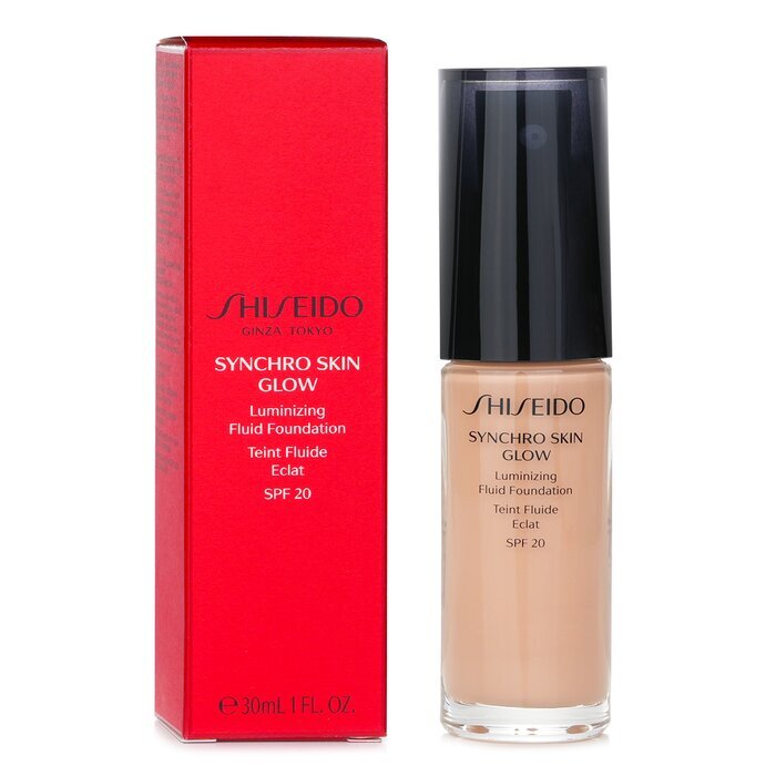 Shiseido Synchro Skin Glow Luminizing Fluid Foundation SPF 20 -  Rose 3 30ml