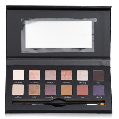 YBF Beauty Rock The Croc Lidschatten-Palette (12x Lidschatten, 1x doppelseitiger Lidschattenpinsel) 12x0,8g/0,03oz