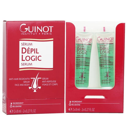 Guinot Depil Logic Anti-Haarwuchs-Gesichts- und Körperserum, 2 x 8 ml