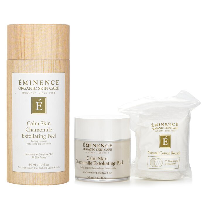 Eminence Calm Skin Kamillen-Peeling (mit 35 Wattepads mit doppelter Textur) 50 ml/1,7 oz