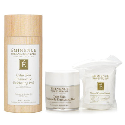 Eminence Calm Skin Kamillen-Peeling (mit 35 Wattepads mit doppelter Textur) 50 ml/1,7 oz