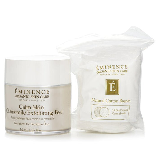 Eminence Calm Skin Kamillen-Peeling (mit 35 Wattepads mit doppelter Textur) 50 ml/1,7 oz