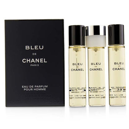 Bleu De Chanel Eau De Parfum Twist & Spray Refill 3x20ml