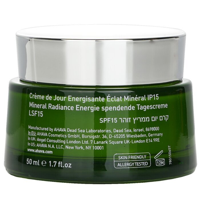 Ahava Mineral Radiance Energizing Day Cream SPF 15 50ml