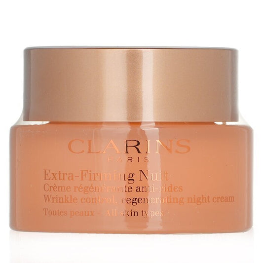 Clarins Extra-Firming Nuit Wrinkle Control, regenerierende Nachtcreme – alle Hauttypen, 50 ml