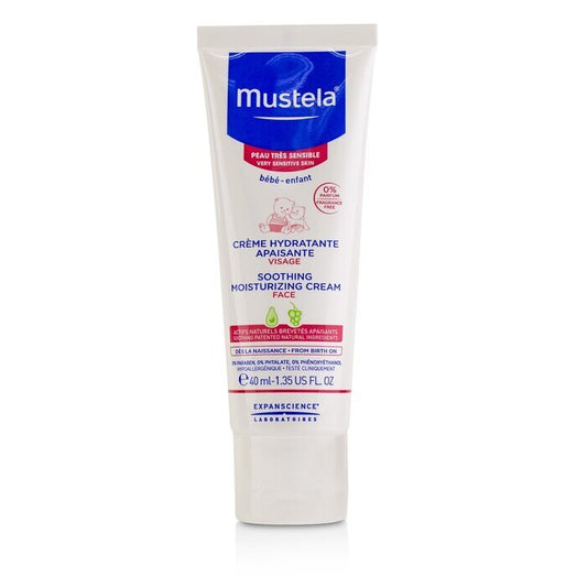 Mustela Beruhigende Feuchtigkeitscreme für das Gesicht – für sehr empfindliche Haut, 40 ml