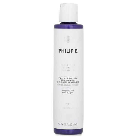 Philip B Icelandic Blonde Shampoo (Tonkorrektur, Aufhellung, eliminiert Messingtöne – blondes, graues, silbernes Haar) 220 ml/7,4 oz