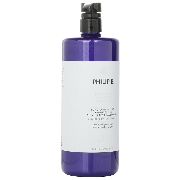 Philip B Icelandic Blonde Shampoo (Tonkorrektur, Aufhellung, eliminiert Messingglanz) – Blond, Grau, Silber H 947 ml/32 oz