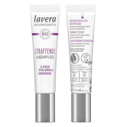 Lavera Triple-Effect Hyaluronsäure Straffende Augencreme 15ml/0.5oz
