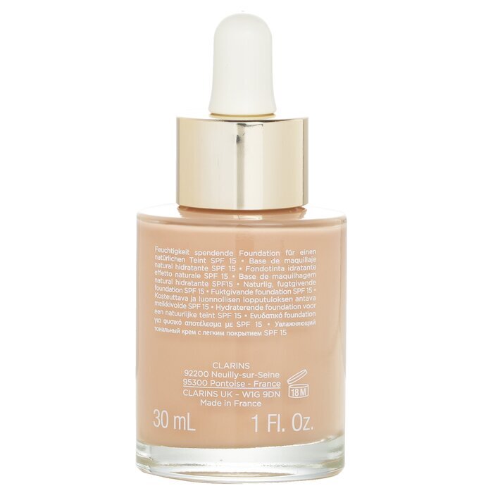 Clarins Skin Illusion Natürliche feuchtigkeitsspendende Grundierung SPF 15 Nr. 107 Beige, 30 ml