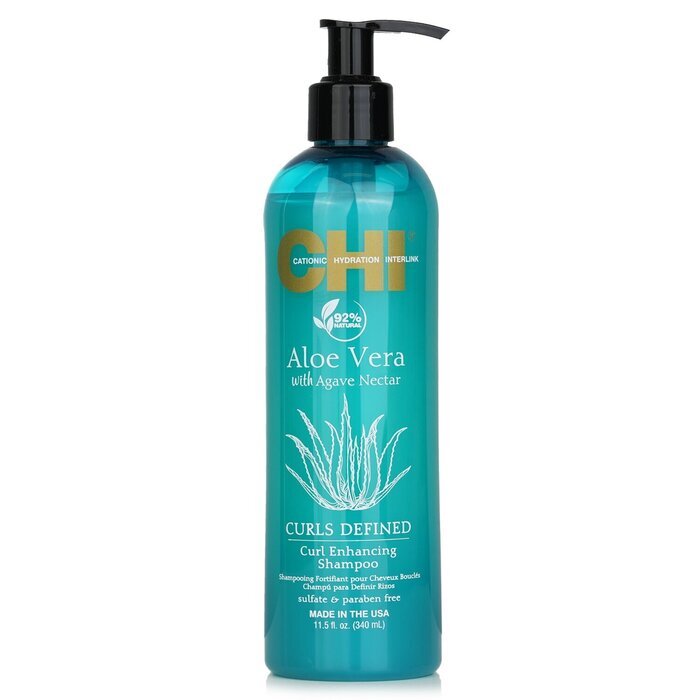 CHI Aloe Vera mit Agavendicksaft Curls Definiertes Lockenverstärkendes Shampoo 340 ml