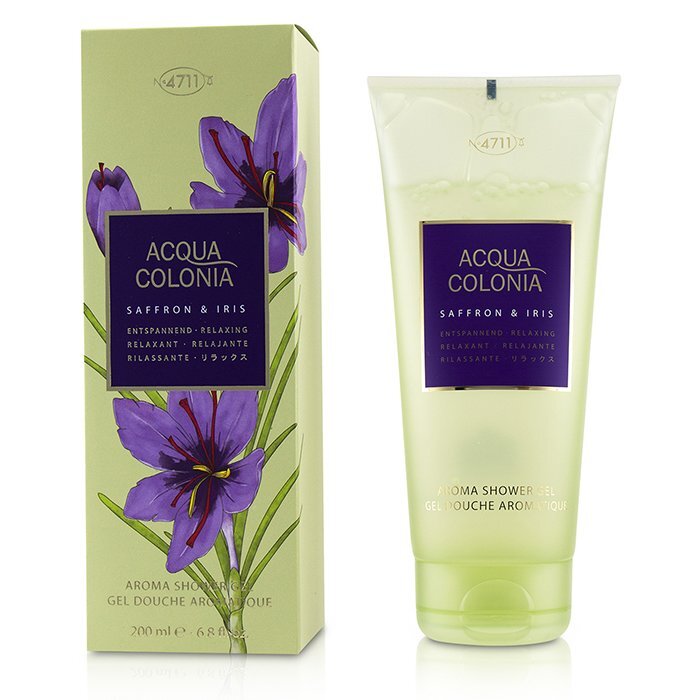 4711 Acqua Colonia Safran &amp; Iris Aroma Duschgel 200 ml/6,8 oz