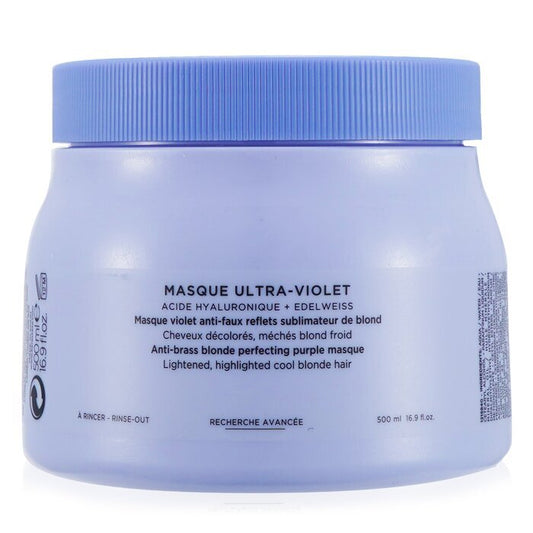 Kerastase Blond Absolu Masque Ultra-Violet Anti-Brass Blonde Perfecting Purple Masque (aufgehelltes kühles blondes Haar) 500ml/16,9 oz