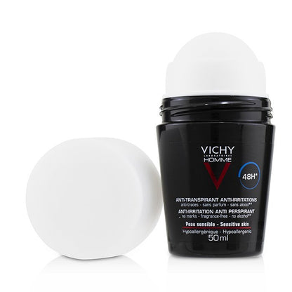 Vichy Homme 48H* Anti-Irritationen &amp; Antitranspirant Roll-On (für empfindliche Haut) 50ml/1.69oz
