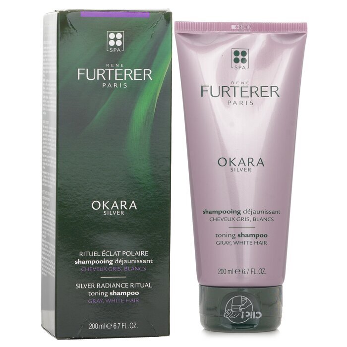Rene Furterer Okara Silver Silver Radiance Ritual Toning Shampoo (graues, weißes Haar) 200ml/6,7oz