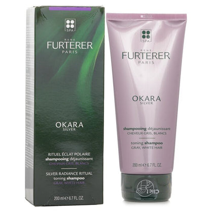 Rene Furterer Okara Silver Silver Radiance Ritual Toning Shampoo (graues, weißes Haar) 200ml/6,7oz