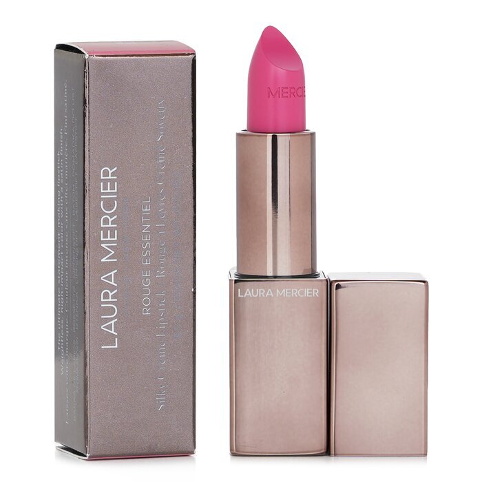 Laura Mercier Rouge Essentiel Seidiger Creme-Lippenstift – # A La Rose (Hellschmutziges Pink) 3,5 g/0,12 oz
