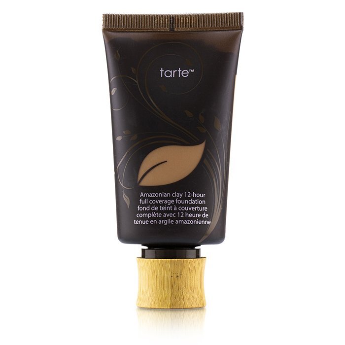 Tarte Amazonian Clay Foundation mit 12-Stunden-Volldeckung, Nr. 48N Tan Deep Neutral, 50 ml