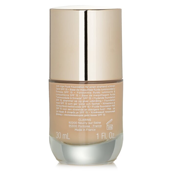 Clarins Everlasting Youth Fluid Aufhellendes und straffendes Make-up LSF 15 – Nr. 108 Sand, 30 ml