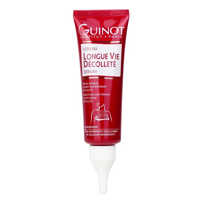 Guinot Longue Vie Decollete Serum - Glättendes und straffendes Jugendserum für das Dekolleté, 50 ml