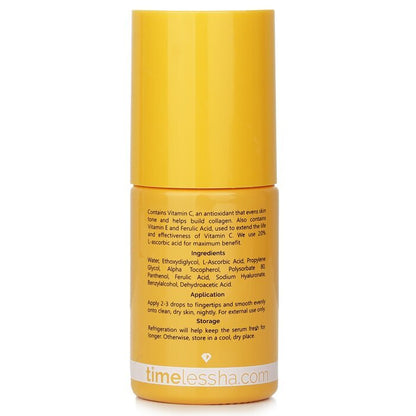 Timeless Skin Care 20 % Vitamin C Serum + Vitamin E + Ferulasäure 30 ml/1 oz