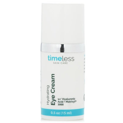 Timeless Skin Care Feuchtigkeitsspendende Augencreme mit Hyaluronsäure + Matrixyl 3000, 15 ml