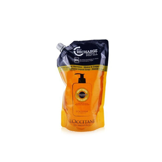 L'Occitane Verveine (Verbena) Flüssigseife für Hände und Körper (Öko-Nachfüllpackung) 500 ml